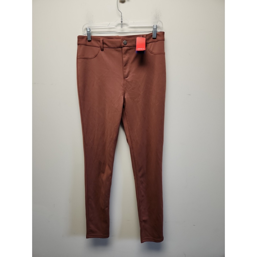 Forever 21 Long Knit Pants Rust Color Size 28 Skinny New